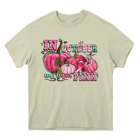 In October We Wear Pink Heavy Core Tee | Teevron