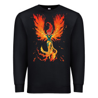 Black X-Men Jean Grey Phoenix Cosmic Flames Premium Sweatshirt - ArtChic