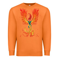 Carrot X-Men Jean Grey Phoenix Cosmic Flames Premium Sweatshirt - ArtChic