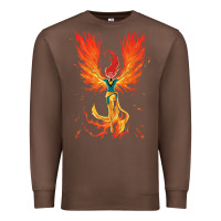 Chestnut X-Men Jean Grey Phoenix Cosmic Flames Premium Sweatshirt - ArtChic