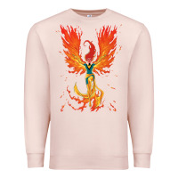 Pale Pink X-Men Jean Grey Phoenix Cosmic Flames Premium Sweatshirt - ArtChic