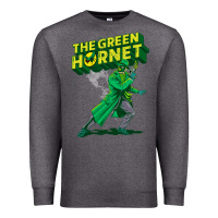 Charcoal Heather the vintage green hornet Premium Sweatshirt - ArtChic