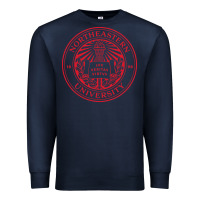 Navy Northeastern University Premium Sweatshirt - ArtChic
