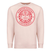 Pale Pink Northeastern University Premium Sweatshirt - ArtChic