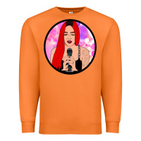 Carrot red hair girl singing Premium Sweatshirt - ArtChic