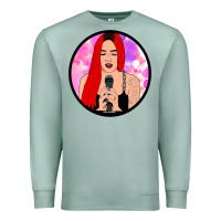 Seafoam red hair girl singing Premium Sweatshirt - ArtChic