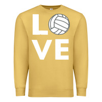 Antique Gold girls love volleyball Premium Sweatshirt - ArtChic