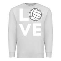 Dove Grey girls love volleyball Premium Sweatshirt - ArtChic