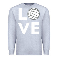 Heather Grey girls love volleyball Premium Sweatshirt - ArtChic