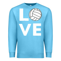 Ocean Blue girls love volleyball Premium Sweatshirt - ArtChic