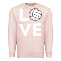 Pale Pink girls love volleyball Premium Sweatshirt - ArtChic
