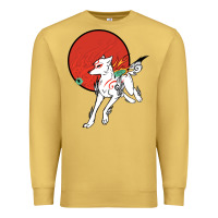 Antique Gold Okami Premium Sweatshirt - ArtChic