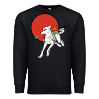 Black Okami Premium Sweatshirt - ArtChic