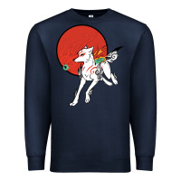 Navy Okami Premium Sweatshirt - ArtChic