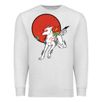 Oatmeal Heather Okami Premium Sweatshirt - ArtChic