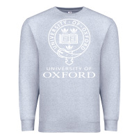 Heather Grey oxford university campus Premium Sweatshirt - ArtChic