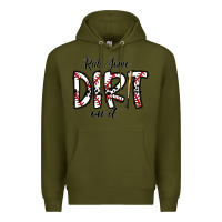 Army Green rub somedirt on it baseball Premium Hoodie - CowhideDigitalArt