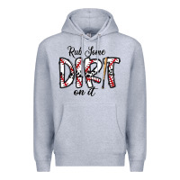 Heather Grey rub somedirt on it baseball Premium Hoodie - CowhideDigitalArt