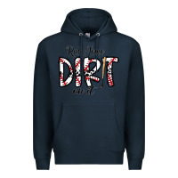 Navy rub somedirt on it baseball Premium Hoodie - CowhideDigitalArt