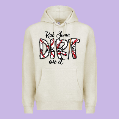 Rub Somedirt On It Baseball Premium Hoodie Designed By Cowhidedigitalart