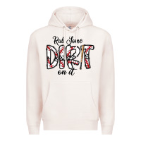 Pale Pink rub somedirt on it baseball Premium Hoodie - CowhideDigitalArt
