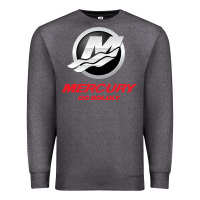 Charcoal Heather Mercury Marine Outboard Boat Premium Sweatshirt - ArtChic