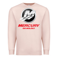Pale Pink Mercury Marine Outboard Boat Premium Sweatshirt - ArtChic