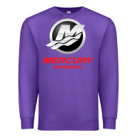 Purple Mercury Marine Outboard Boat Premium Sweatshirt - ArtChic