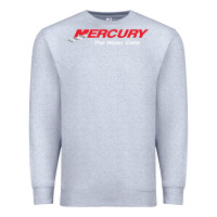 Heather Grey Mercury Marine Outboard Boat Premium Sweatshirt - ArtChic