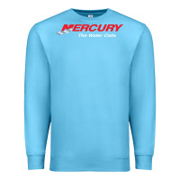 Ocean Blue Mercury Marine Outboard Boat Premium Sweatshirt - ArtChic