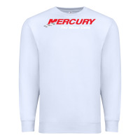 White Mercury Marine Outboard Boat Premium Sweatshirt - ArtChic