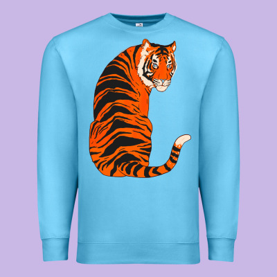Tiger Premium Sweatshirt Designed By Artchic