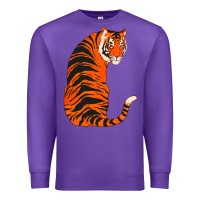 Purple tiger Premium Sweatshirt - ArtChic