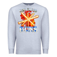 Heather Grey hot cross buns t shirt Premium Sweatshirt - ArtChic