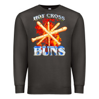 Smoke hot cross buns t shirt Premium Sweatshirt - ArtChic