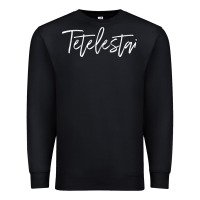 Black Tetelestai, Greek It Is Finished, Christian Easter Premium Sweatshirt - ArtChic