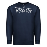 Navy Tetelestai, Greek It Is Finished, Christian Easter Premium Sweatshirt - ArtChic