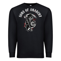 Black horror skull sons of anarchy Premium Sweatshirt - ArtChic