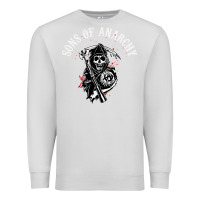 Dove Grey horror skull sons of anarchy Premium Sweatshirt - ArtChic