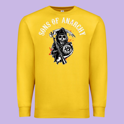 Horror Skull Sons Of Anarchy Premium Sweatshirt Designed By Artchic