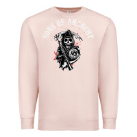 Pale Pink horror skull sons of anarchy Premium Sweatshirt - ArtChic