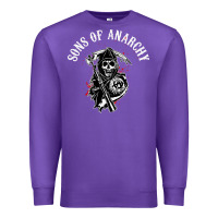 Purple horror skull sons of anarchy Premium Sweatshirt - ArtChic