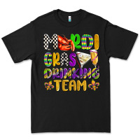 Black mardi gras drinking team with glasses olivia Premium Tee - OliviaCreatesArt