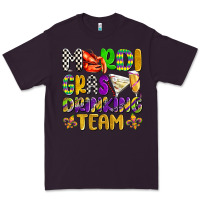 Plum mardi gras drinking team with glasses olivia Premium Tee - OliviaCreatesArt