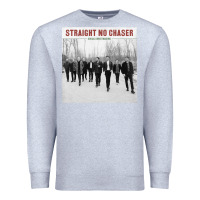 Heather Grey Straight No Chaser Social Christmasing Premium Sweatshirt - ArtChic