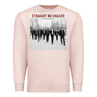 Pale Pink Straight No Chaser Social Christmasing Premium Sweatshirt - ArtChic