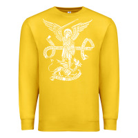 Lemon st michael archangel catholic angel defend us Premium Sweatshirt - ArtChic