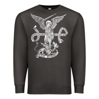 Smoke st michael archangel catholic angel defend us Premium Sweatshirt - ArtChic