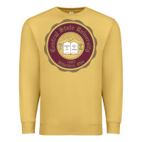 Antique Gold College of  central state Wilberfroce 1887 Premium Sweatshirt - ArtChic
