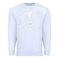 White KENNY CHESNEY NO SHOES NATION Premium Sweatshirt - ArtChic